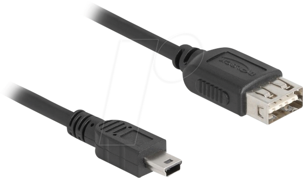 Кабель USB 2.0, штекер Mini-B – розетка EASY A, 1 м