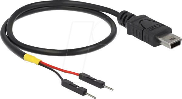 USB-кабель питания Mini-B на 2-контактный штекер с отдельным разъемом питания 30