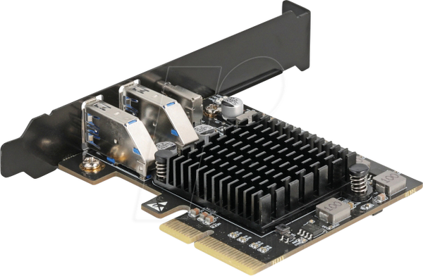 PCIe x4 > 1 x USB-C 20 Гбіт/с, 2 x USB-A 10 Гбіт/с