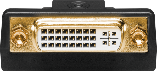 Адаптер DisplayPort, DisplayPort чоловічий > DVI жіночий 24+5