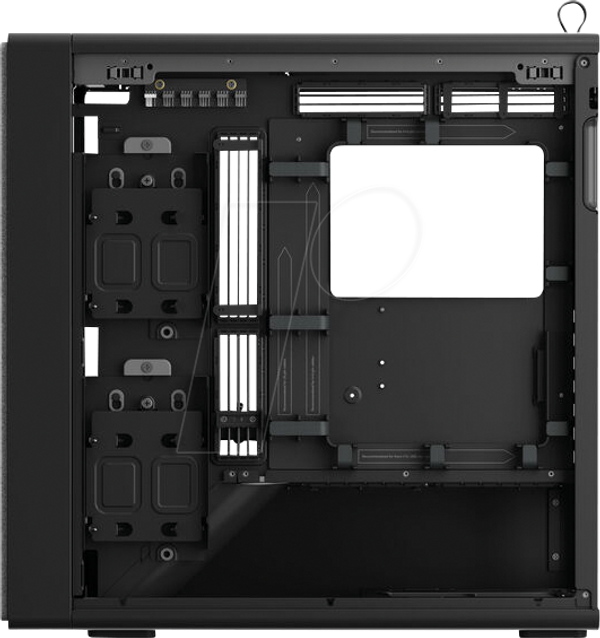 Корпус HAVN BF 360 Flow mid-tower, E-ATX, скляний, чорний