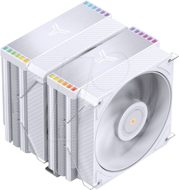 Кулер для процесора Jonsbo HX6280, ШІМ, RGB, білий