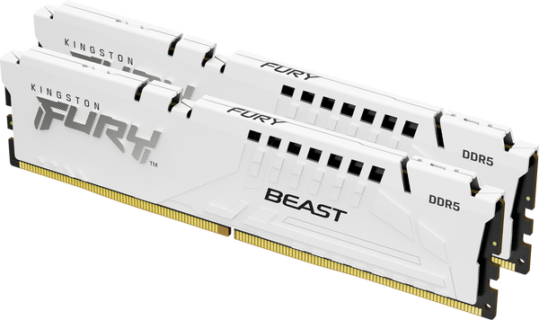 64 ГБ (2x 32 ГБ) DDR5 5600 CL36 Kingston FURY Beast EXPO, білий