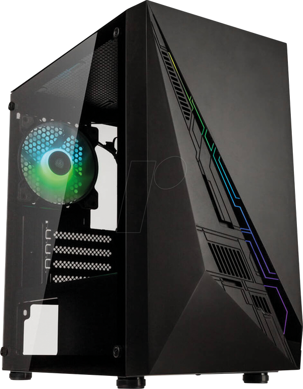 Корпус Kolink Inspire K2 Plus ARGB Micro-ATX, чорний
