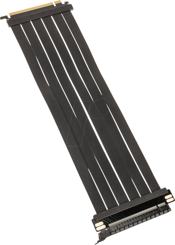 Кабель-райзер Kolink PCIe 5.0, 180 градусів, чорний, 30 см