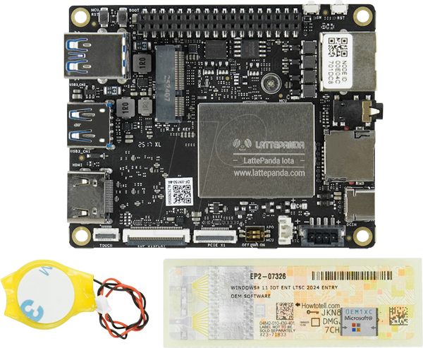 LattePanda IOTA, 8 ГБ ОЗУ, 64 ГБ памяти, Windows 11
