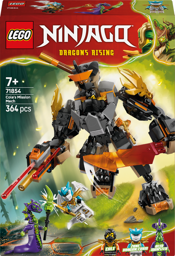 LEGO® Ninjago® – Місіонерський робот Коула та Дракон Зейн