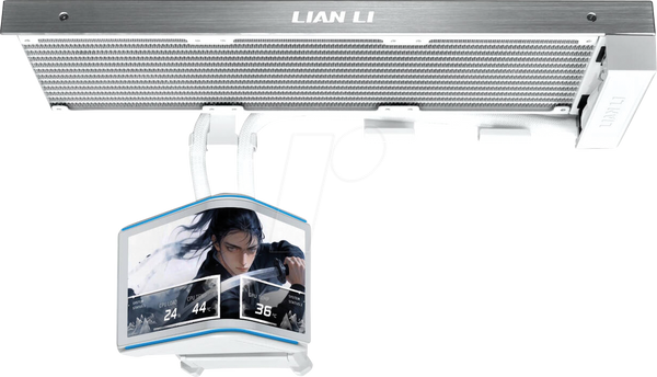 Вигнутий моноблок Lian Li HydroShift II OLED 360 безвентиляторний, 360 мм, білий