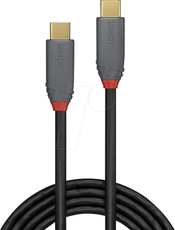 Кабель USB 10 Гбіт/с, лінія Anthra, роз'єм C до роз'єму C, 3.