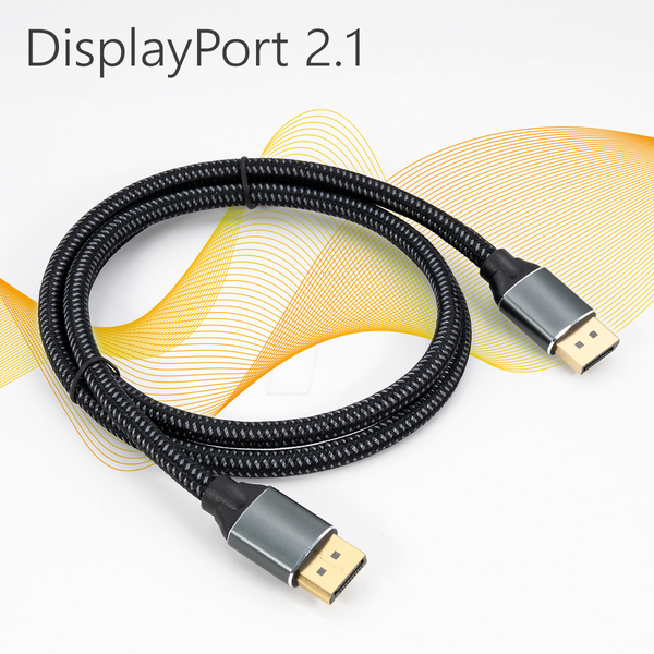 Кабель DisplayPort, DisplayPort 2.1, 4K 240 Гц, 3,0 м