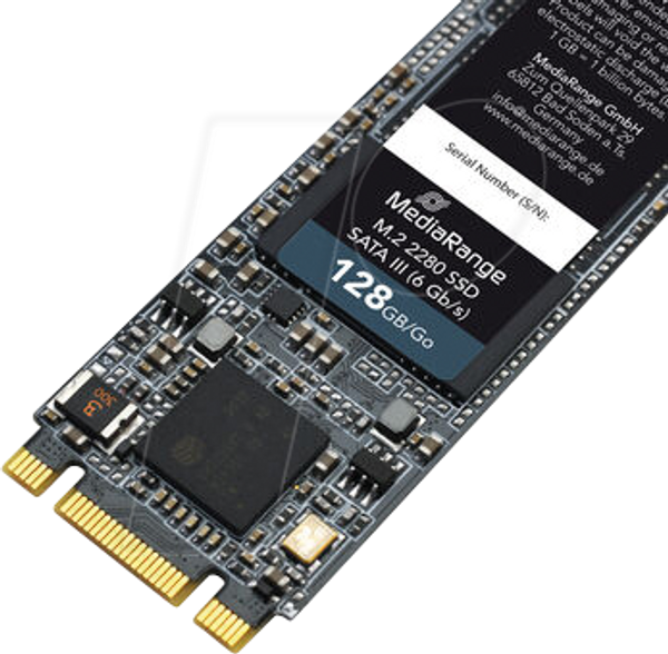 MediaRange SATA SSD 128 МБ, M.2