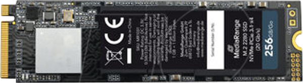 MediaRange PCIe 3.1 NVMe SSD 256 МБ, M.2
