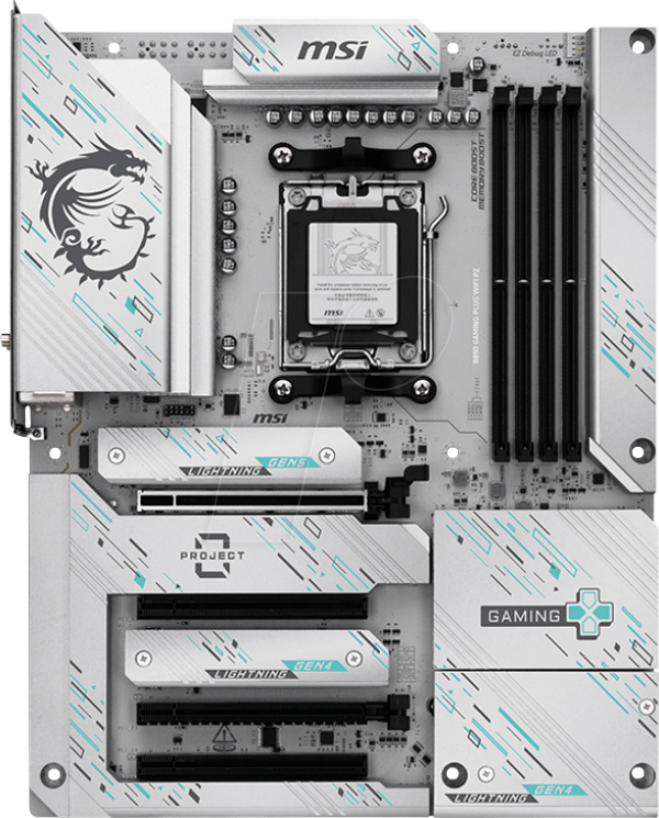 Материнська плата MSI B850 GAMING PLUS WIFI PZ (AM5)