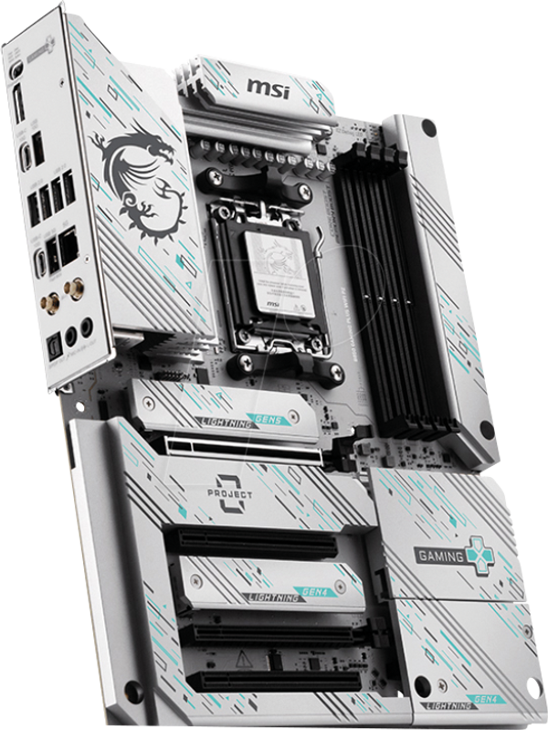 Материнська плата MSI B850 GAMING PLUS WIFI PZ (AM5)