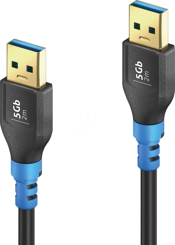Кабель USB 5 Гбіт/с, штекер A, 2,0 м