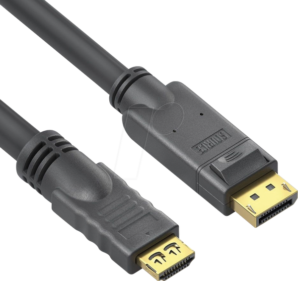 Активний кабель DisplayPort 1.2 zu HDMI, 4K 60 Гц, 1,0 м