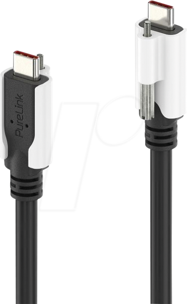 MicroX4 Tru-Lock, USB-C Verriegelungsclip, білий