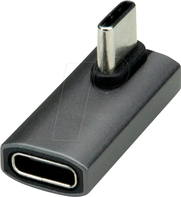 USB4адаптер, роз'єм USB-C > порт USB-C, 8K, 90°, повернутий, si