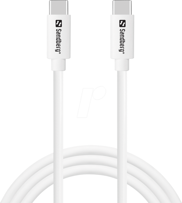Зарядний кабель Syncand, USB-C > USB-C, 1 м