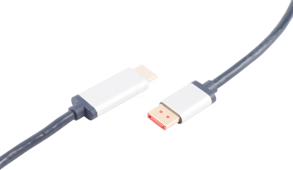 Кабель DisplayPort 1.4, DP-HDMI, 4K 60 Гц, 1,00 м, синій