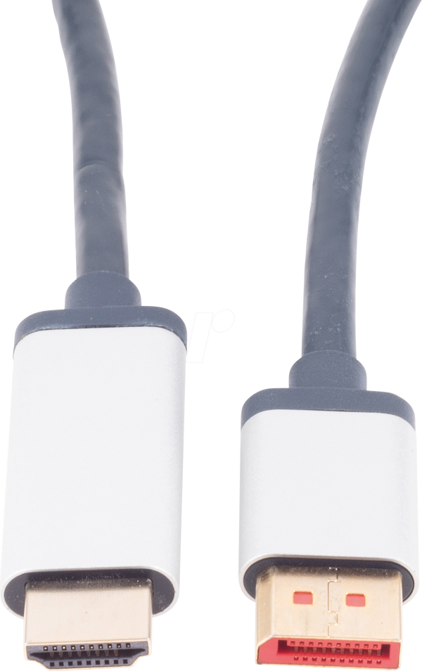 Кабель DisplayPort 1.4, DP-HDMI, 4K 60 Гц, 1,00 м, синій