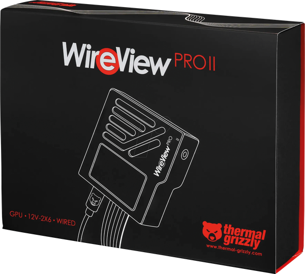 WireView Pro II GPU 12V-2x6 Дротовий, чорний