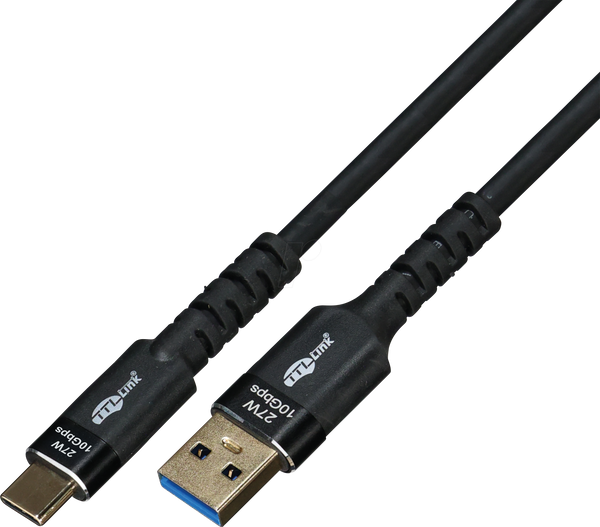 USB-кабель 10 Гбіт/с, роз'єм USB-A - USB-C, сумісний з GRS, 1.0