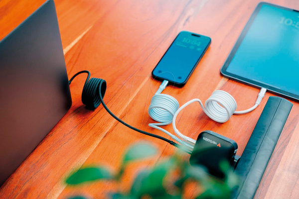 Кабель синхронізації та заряджання, USB-C -> USB-C, 1,2 м, синій