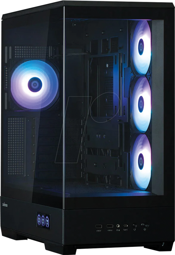 Корпус для ПК Zalman P50 DS із загартованого скла, ATX
