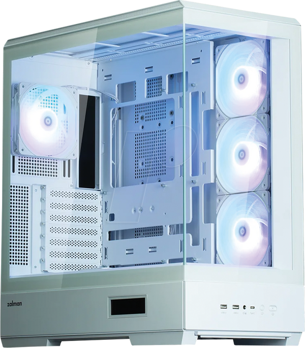 Корпус для ПК Zalman P50 DS із загартованого скла, ATX