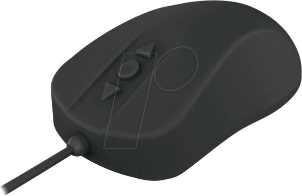 Мышь, USB, IP68, дезинфицируемая, кнопочная, черная