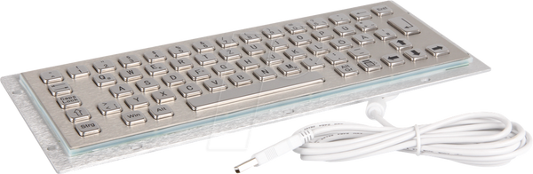 Промислова клавіатура, USB, IP65, для встановлення