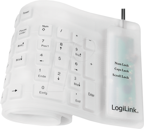 Клавіатура, USB + PS/2, біла