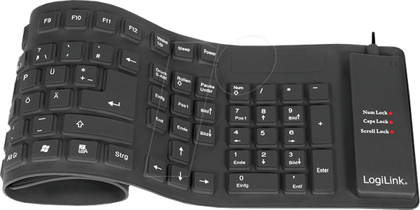 Клавіатура, USB + PS/2, чорна