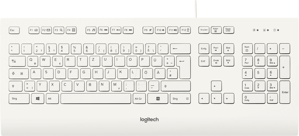Клавіатура, USB, біла