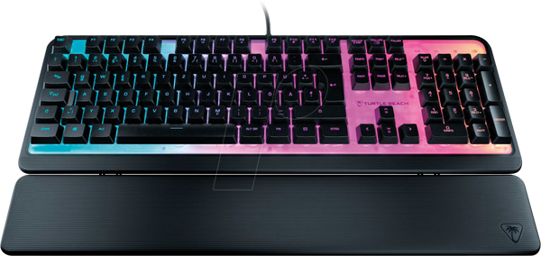 Gaming-Tastatur, USB, RGB, schwarz, DE