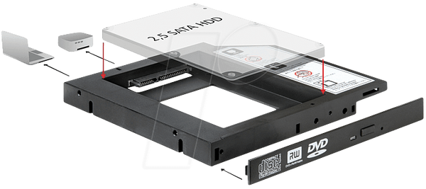 Монтажна рамка для SATA HDD/SSD 5,25 дюйма, тонка