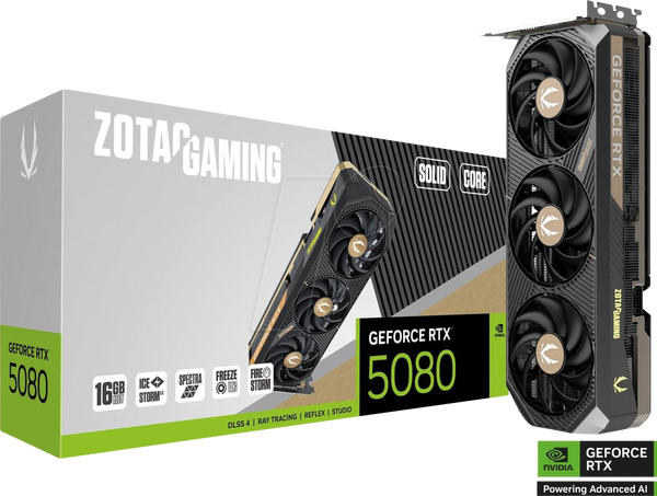 ZOTAC GAMING GeForce RTX 5080 SOLID CORE
