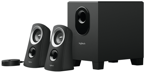 Акустична система Logitech 2.1, чорна