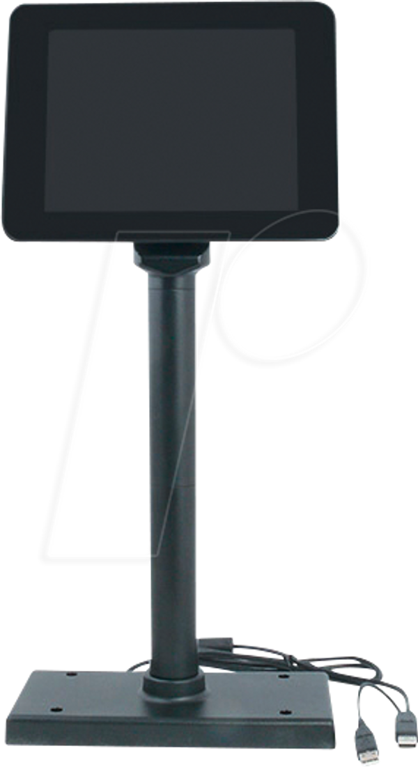 Монитор Till, USB, черный