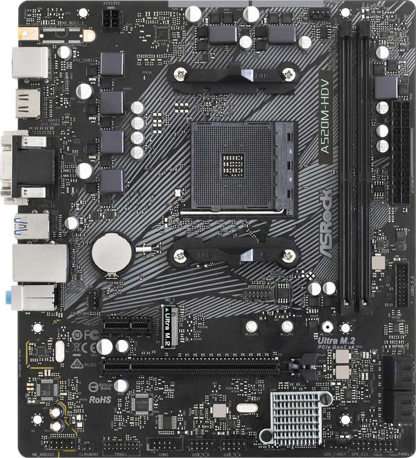 ASRock A520M-HDV (AM4)
