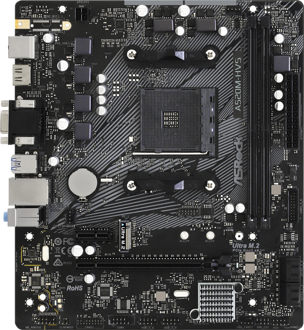 ASRock A520M-HVS (AM4)