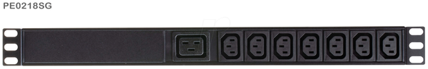 PDU, 17x IEC C13, 1x IEC C19