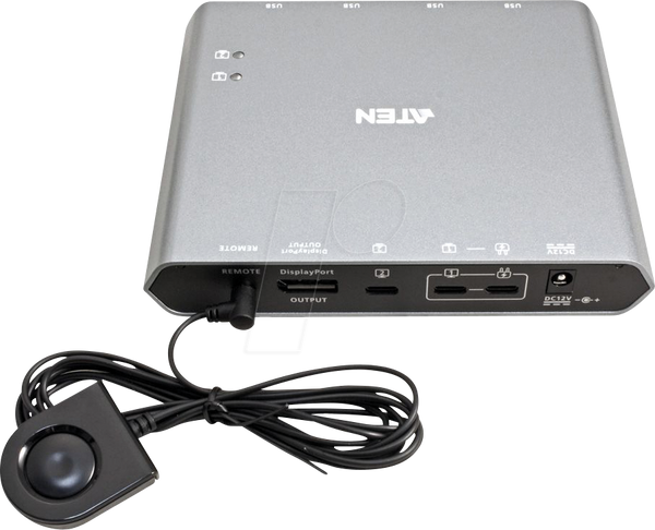 Док-станція KVM з 2 портами USB-C 4K DisplayPort