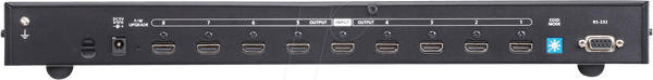 8-портовый KVM-сплиттер, HDMI