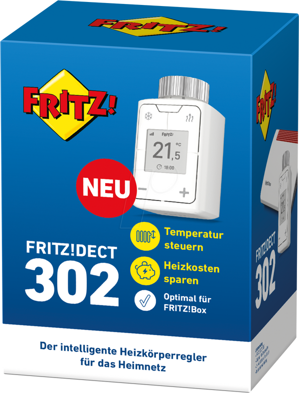 FRITZ!DECT 302 – интеллектуальный контроллер радиатора