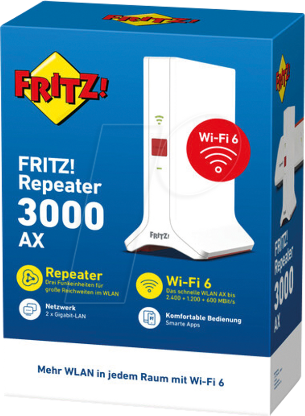 Репитер FRITZ!WLAN 3000 AX