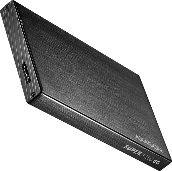 Внешний корпус для 2,5-дюймовых SATA-накопителей, USB 3.0, черный.
