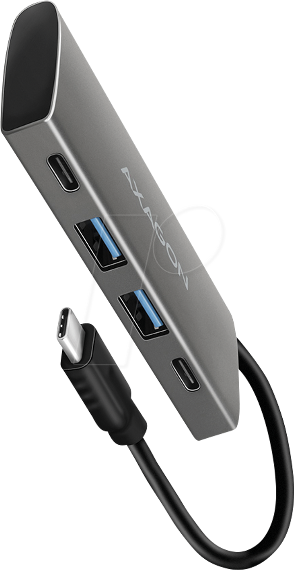 USB 3.1, 4-портовий концентратор, 2xA, 2xC, кабель USB-C