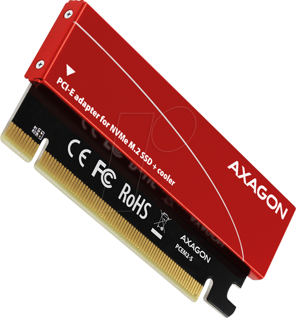 PCIe x4 > 1x M.2 NVMe